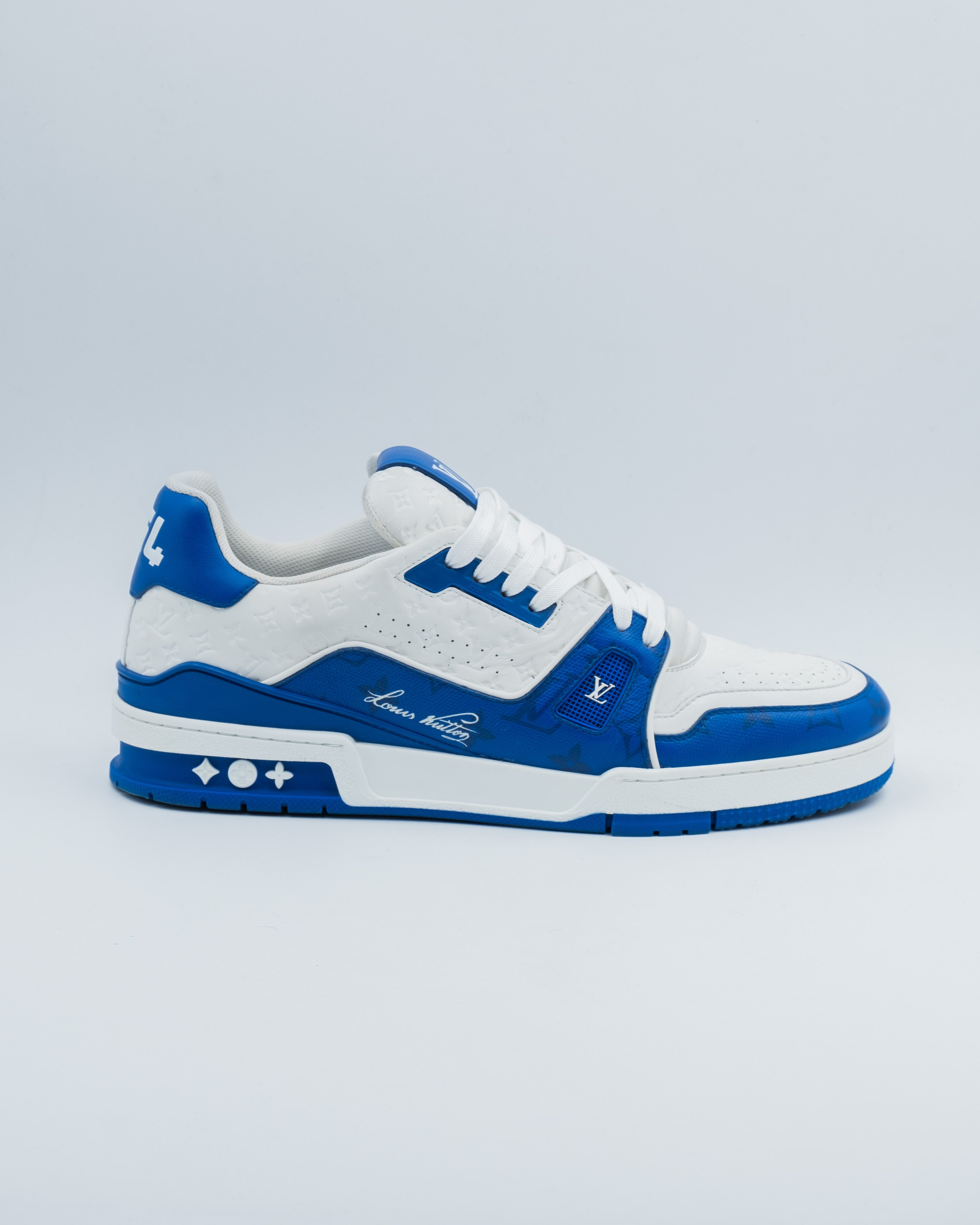 Trainer Monogram Blue White