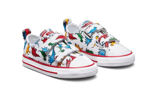 Chuck Taylor All Star 2V Ox White/Enamel Red/Totally Blue