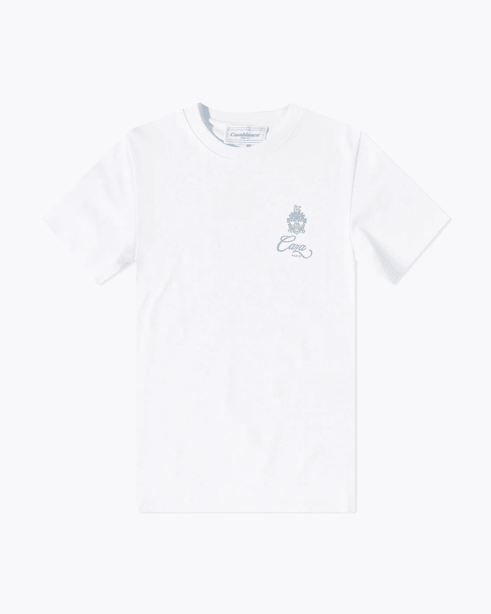 T-Shirt - Caza Emblem - White