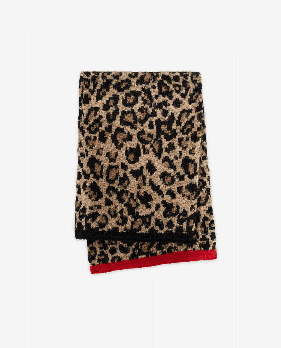 Echarpe Jacquard Leopard