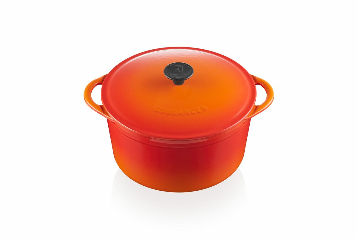 Cocotte cousance ronde 22cm en fonte émaillée volcanique