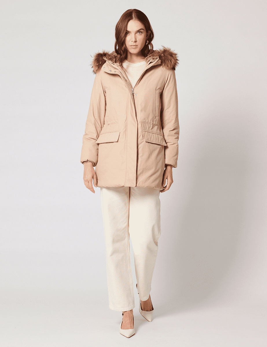 Parka Parson Beige en Coton