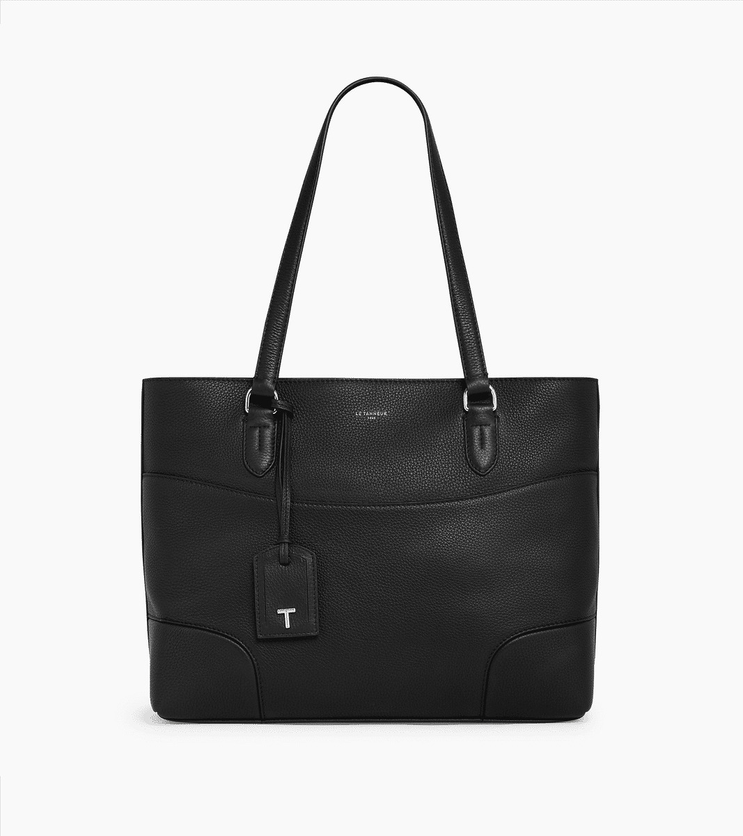 Grand sac cabas Romy en cuir grainé