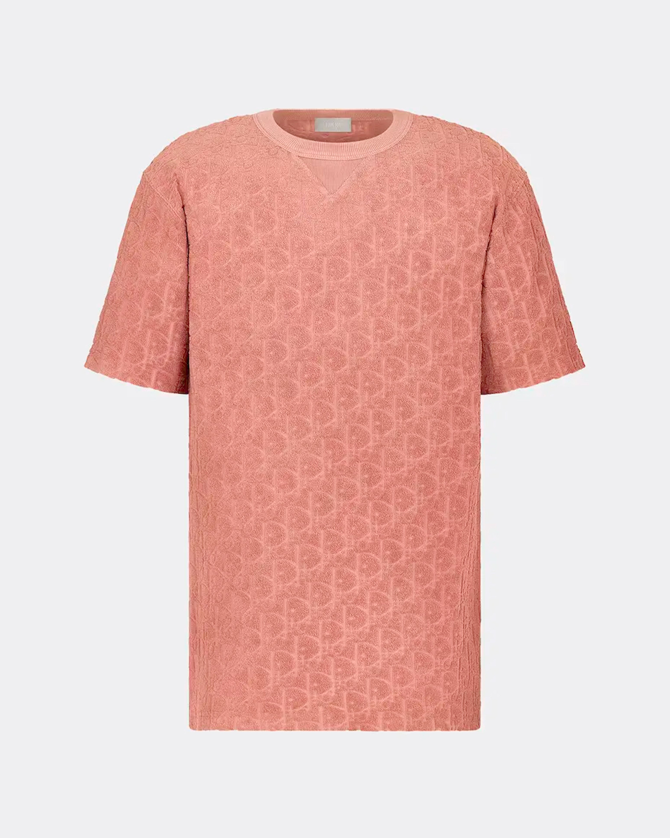 T-Shirt - Terry Oblique - Pink