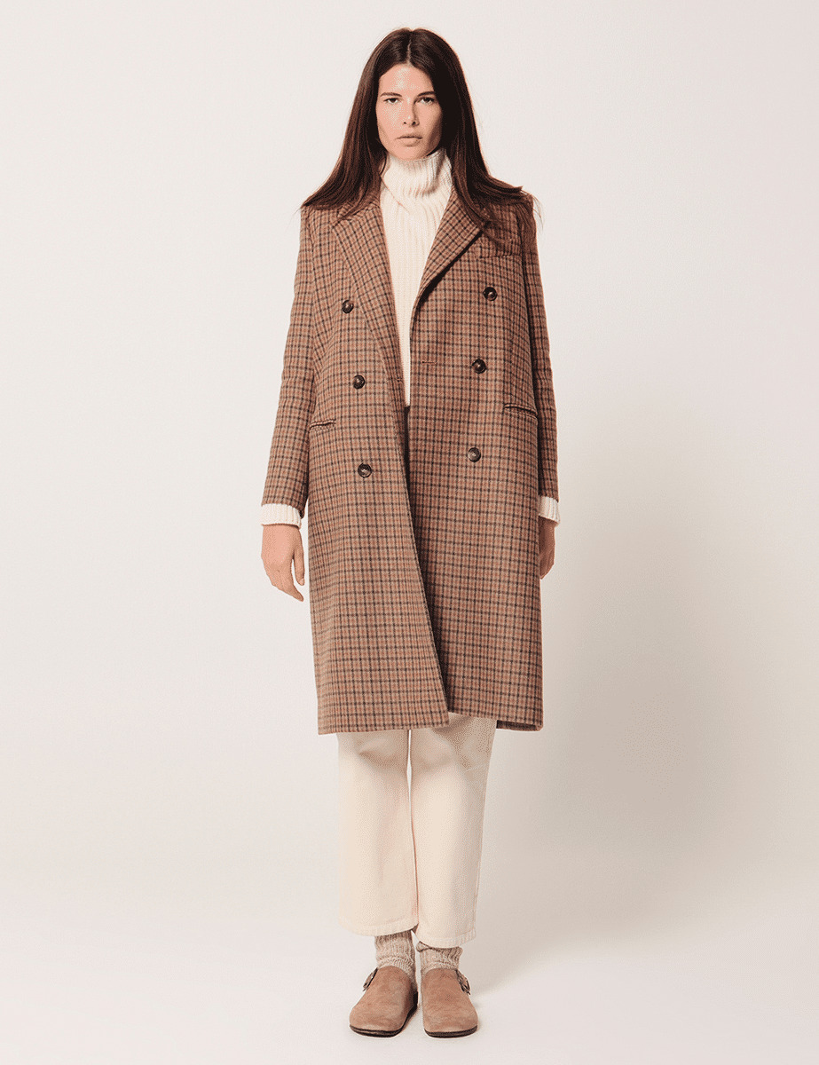 Manteau Marc Camel en Laine