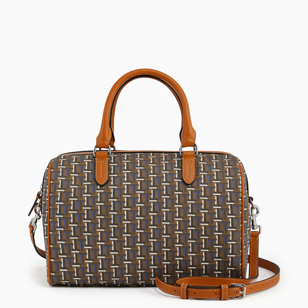 Sac bowling Camille en toile monogramme