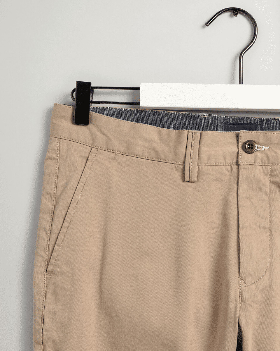 Hallden Slim Fit Twill Chinos