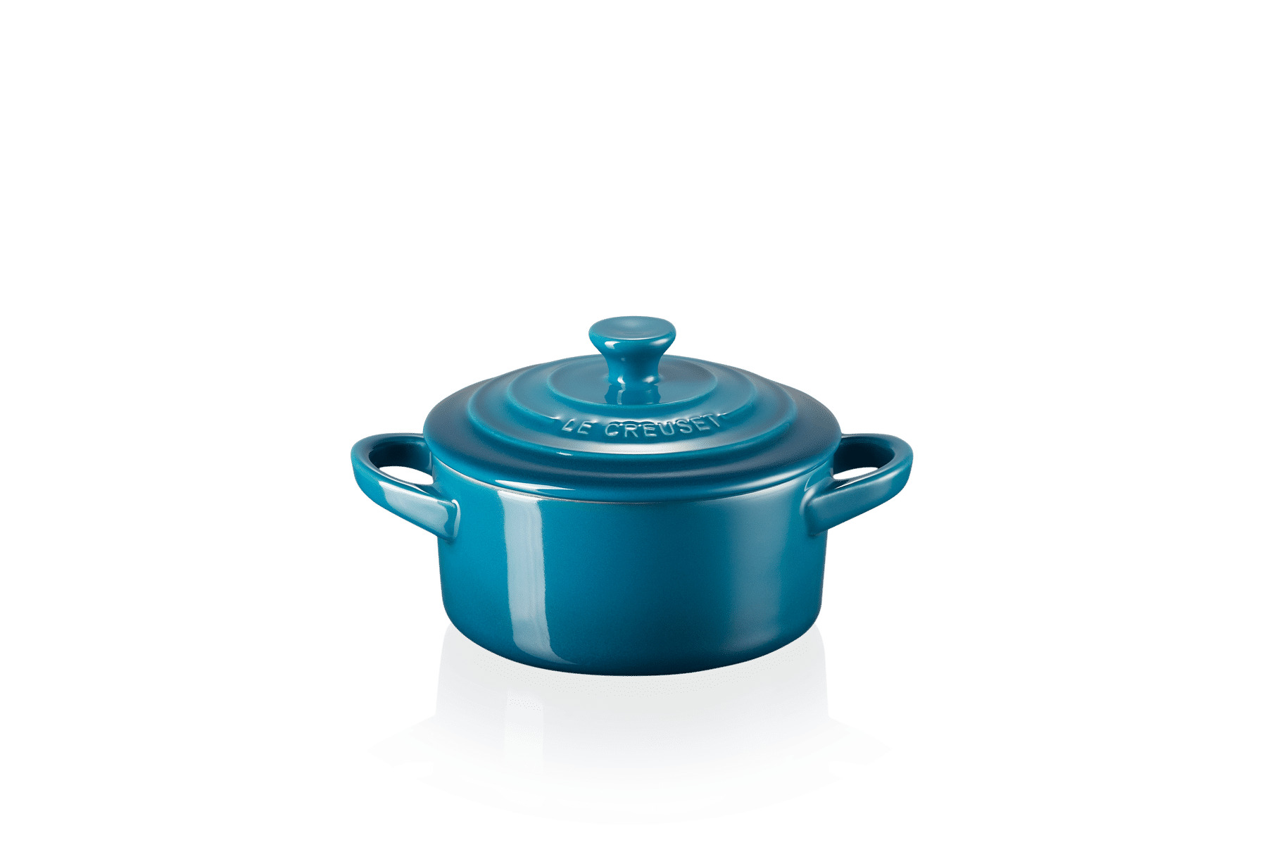 Mini cocotte 10cm en céramique deep teal