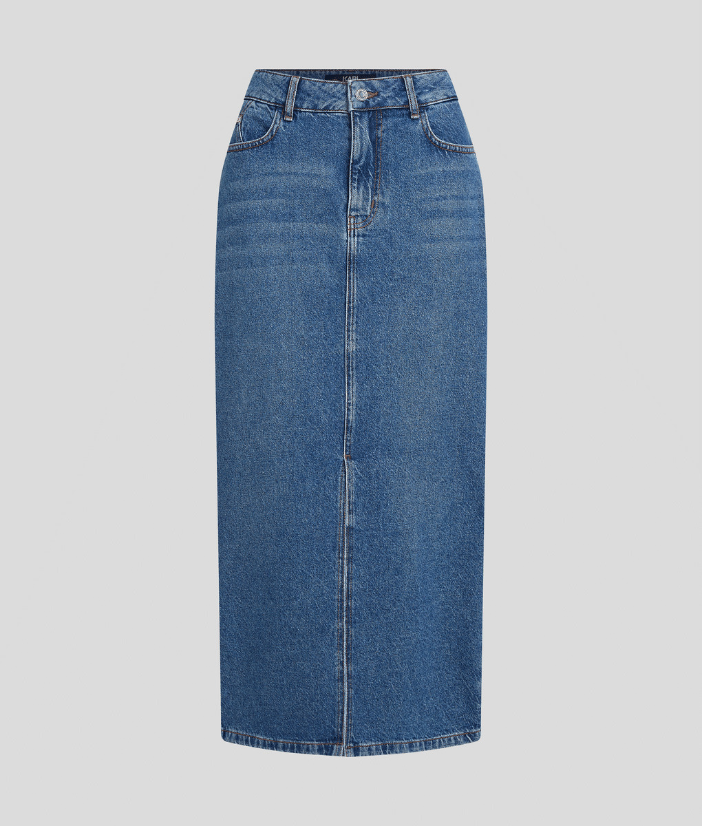 DENIM MAXI JUPE FEMME