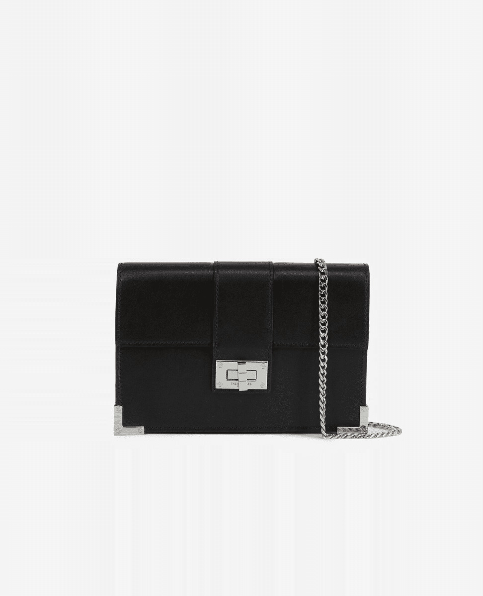 Pochette En Cuir Taille Moyenne Femme