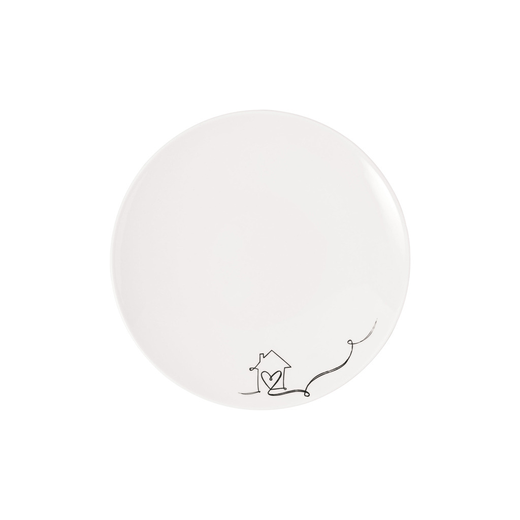 Statement Lines - Assiette pour le petit-déjeuner, ⌀21 cm