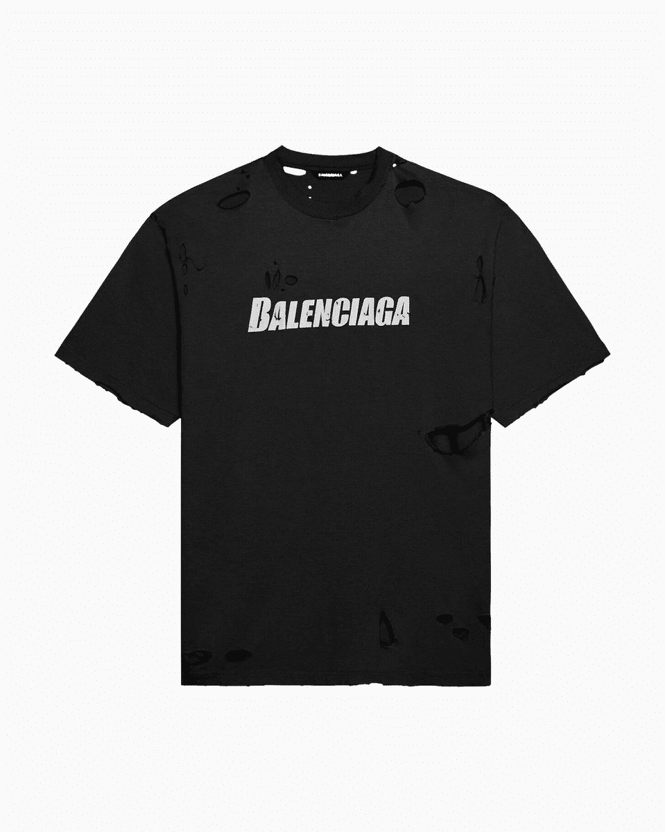 T-Shirt - Caps Destroyed Flatground - Black