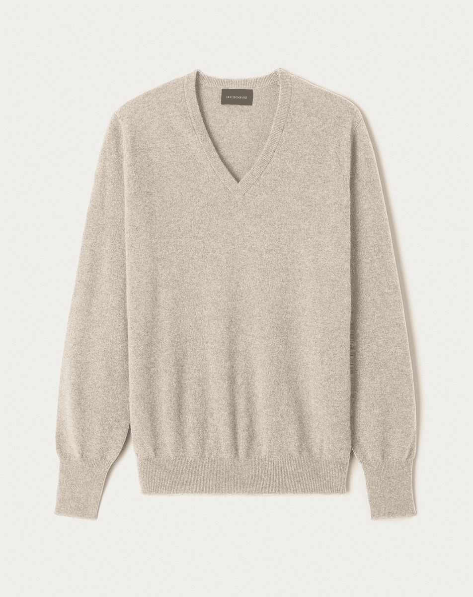 Pull V classique - Homme - LATTE