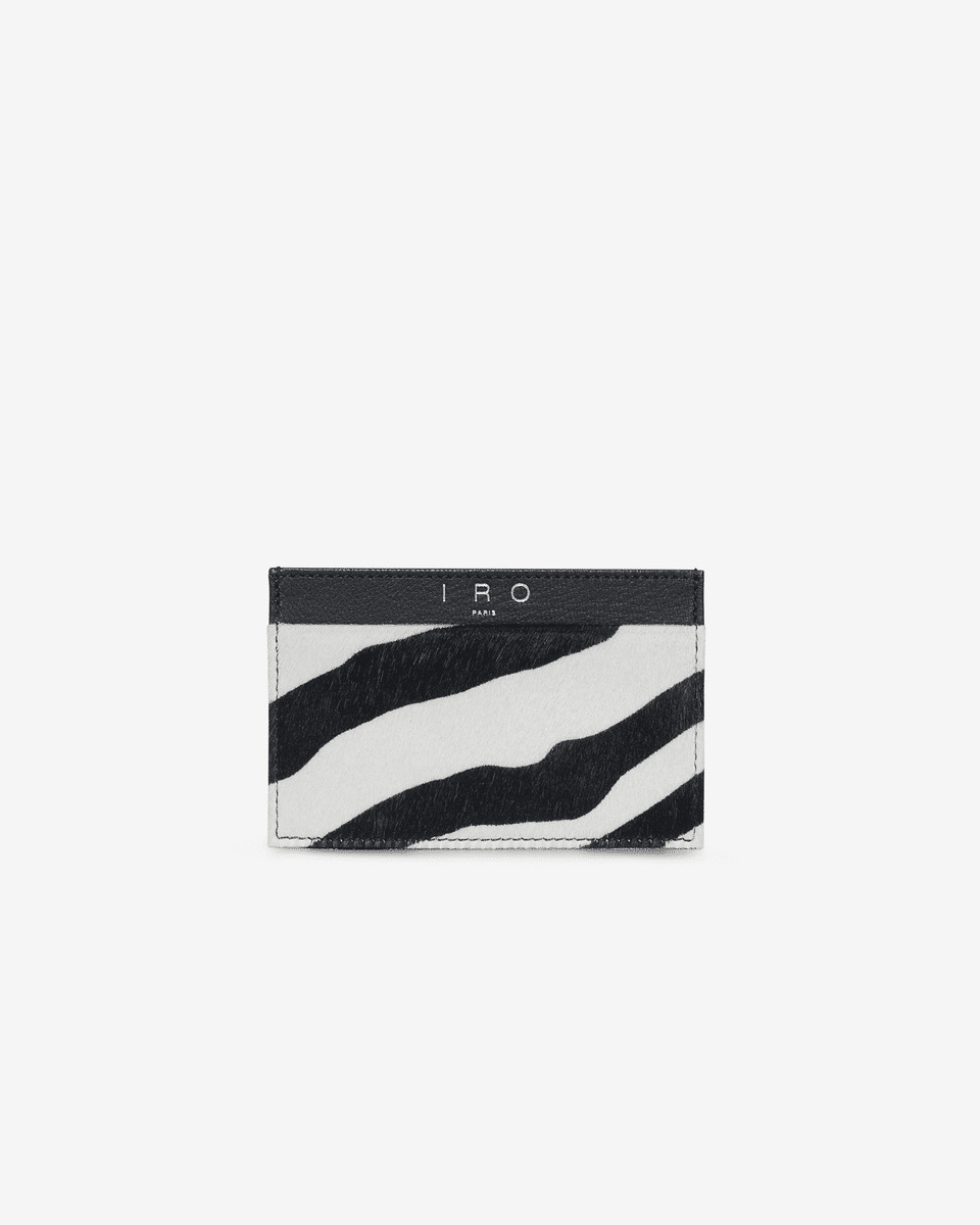 Porte-Cartes En Cuir Cardi Pony Zebra