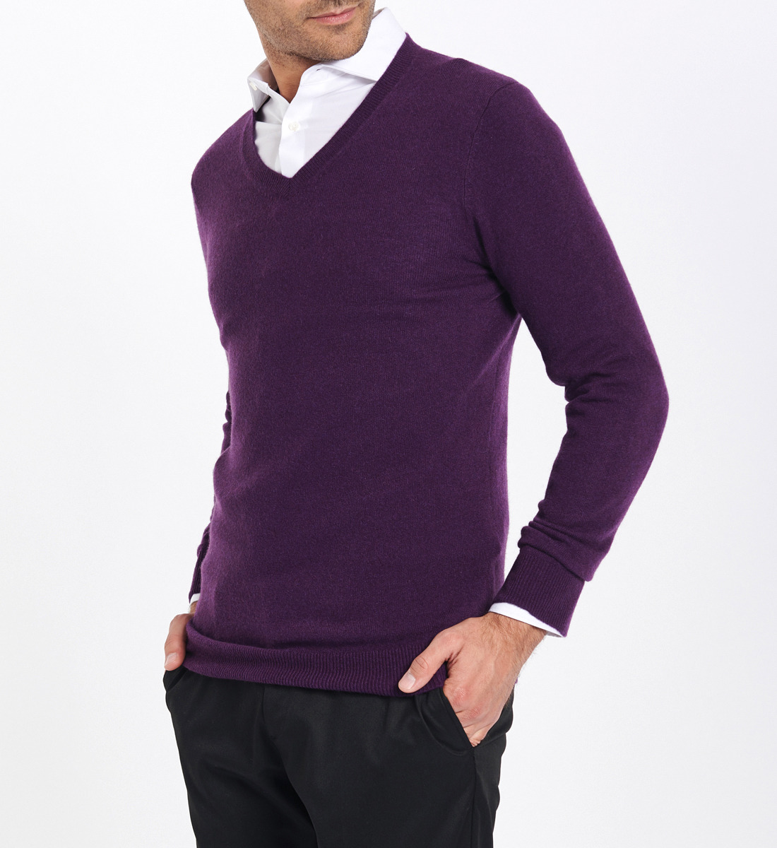 Pull homme en cachemire Zachve - Galeries Lafayette