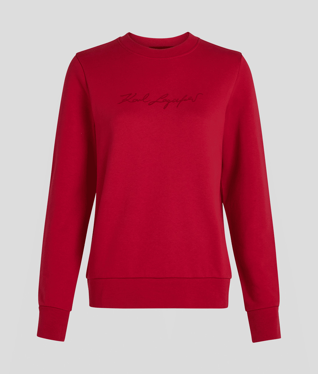 SIGNATURE FLOCK SWEAT-SHIRT FEMME