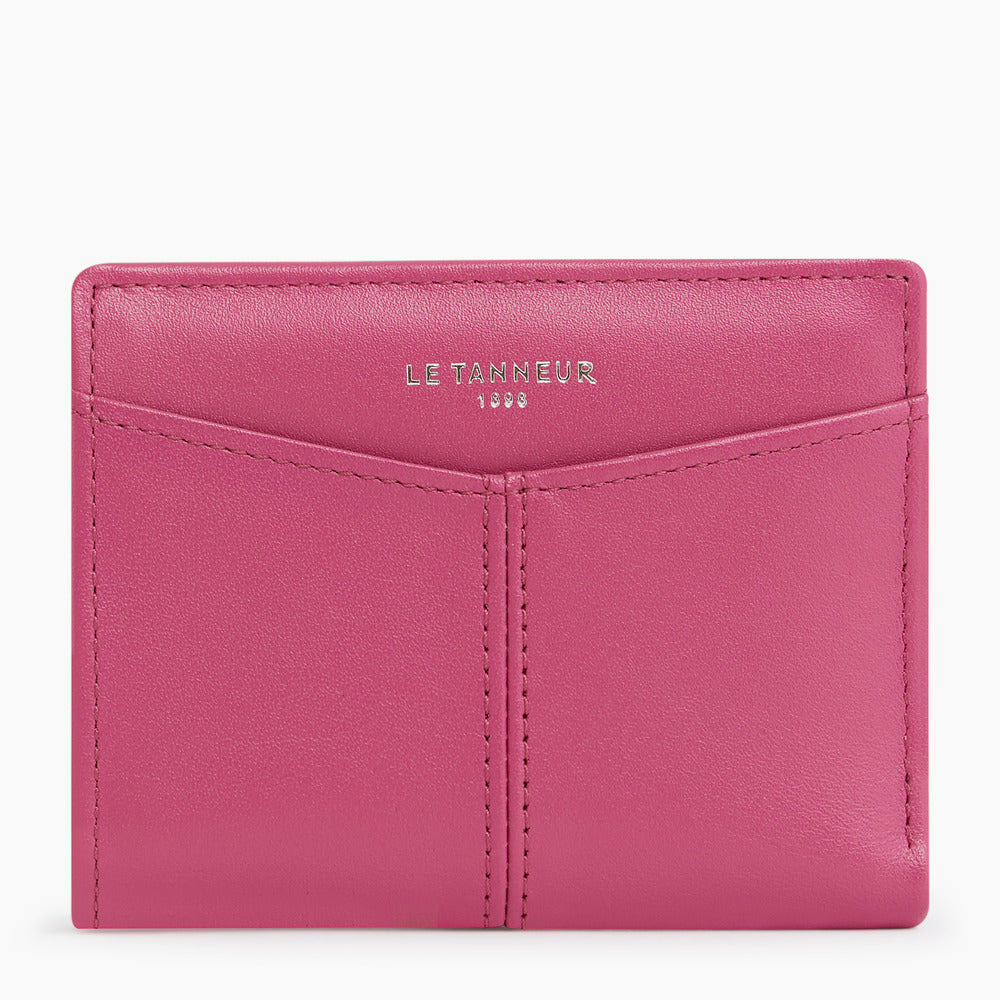 Porte cartes Charlotte en cuir lisse