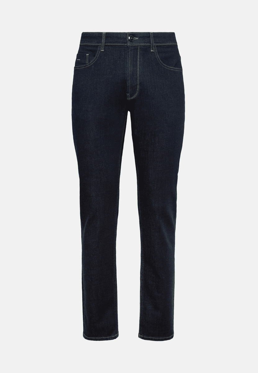 Jean En Denim Extensible Bleu Foncé