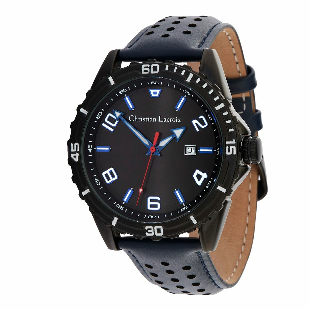 Montre dateur Sol Navy & Black