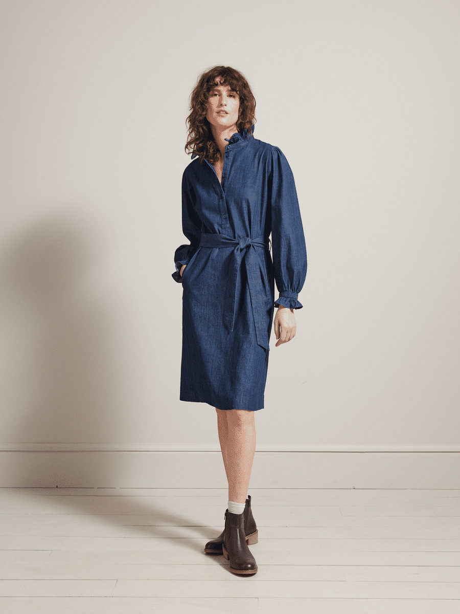 Robe Frou Chambray