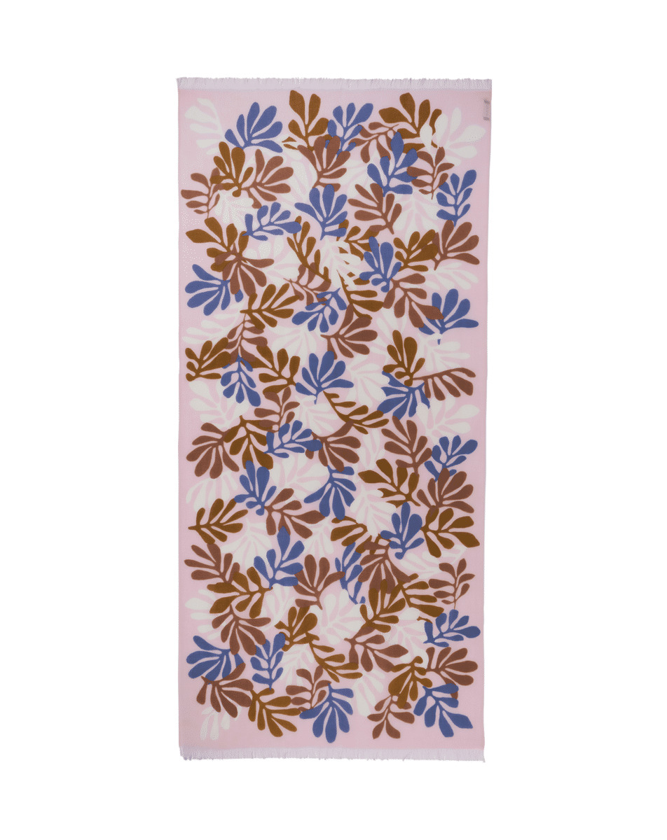 Étole imprimé feuilles camouflage 180 x 85 cm - Accessoire - CERISIER