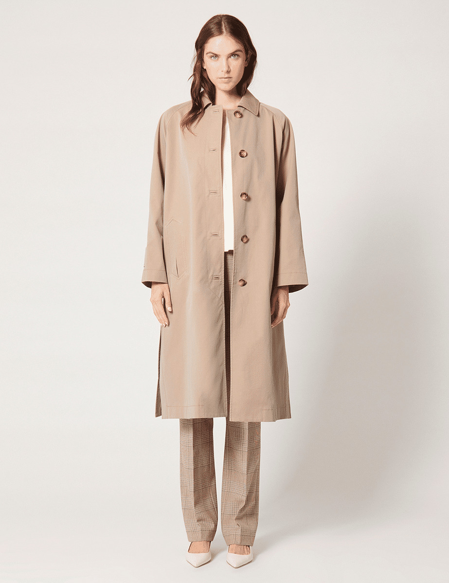 Trench Tia Mastic en Coton