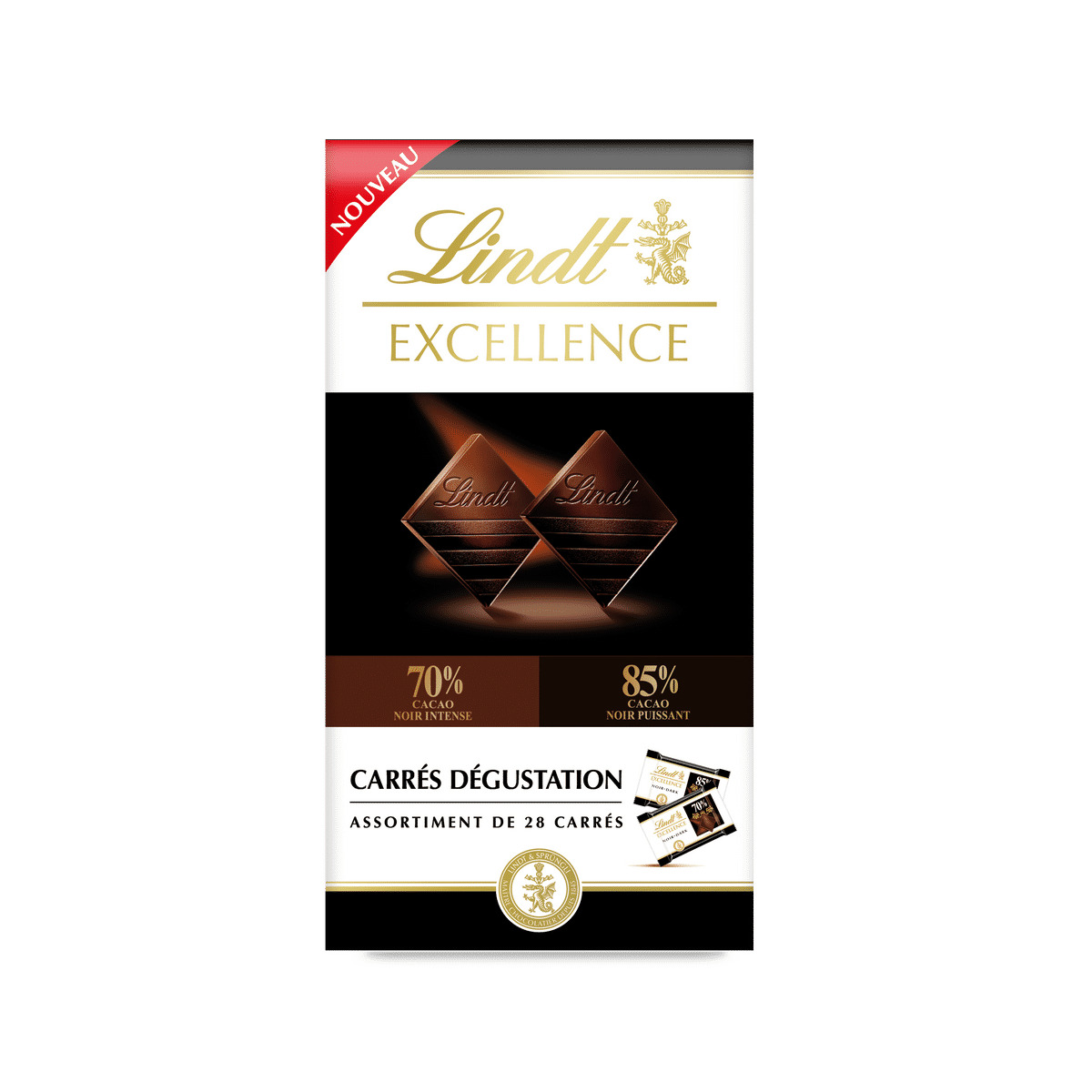 Sachet Excellence 70% Et 85% Mini 154G