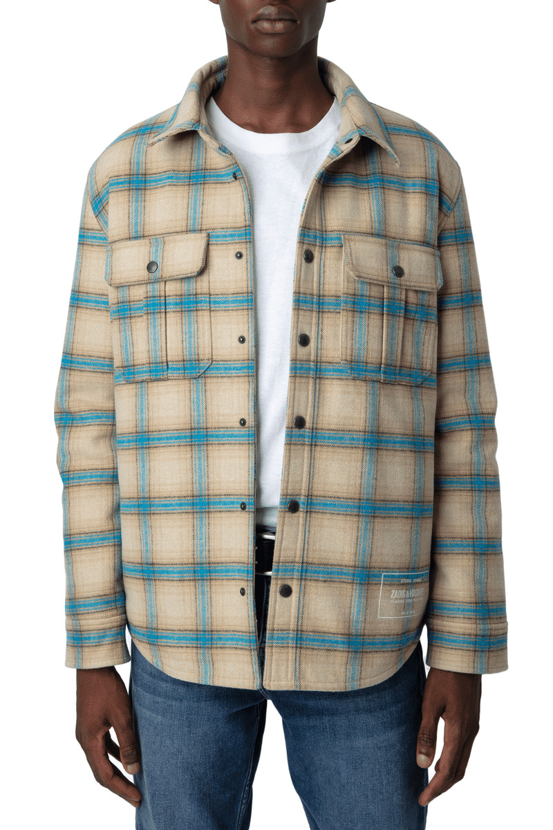 BALI WOOL CHECK PADDED FLOC