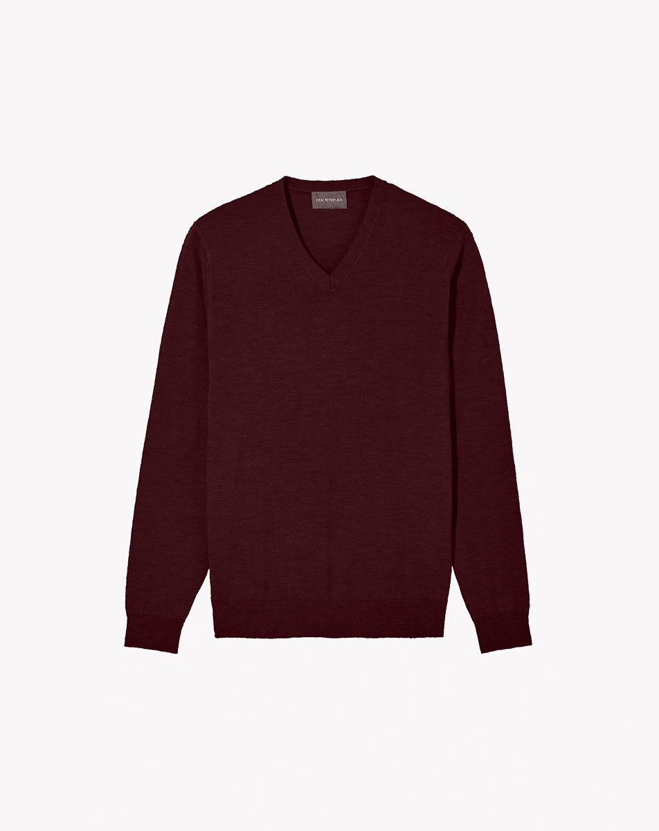 Pull col V ultrafin - Homme - AZUKI