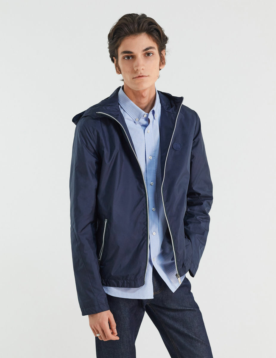 Blouson Benoit en nylon marine