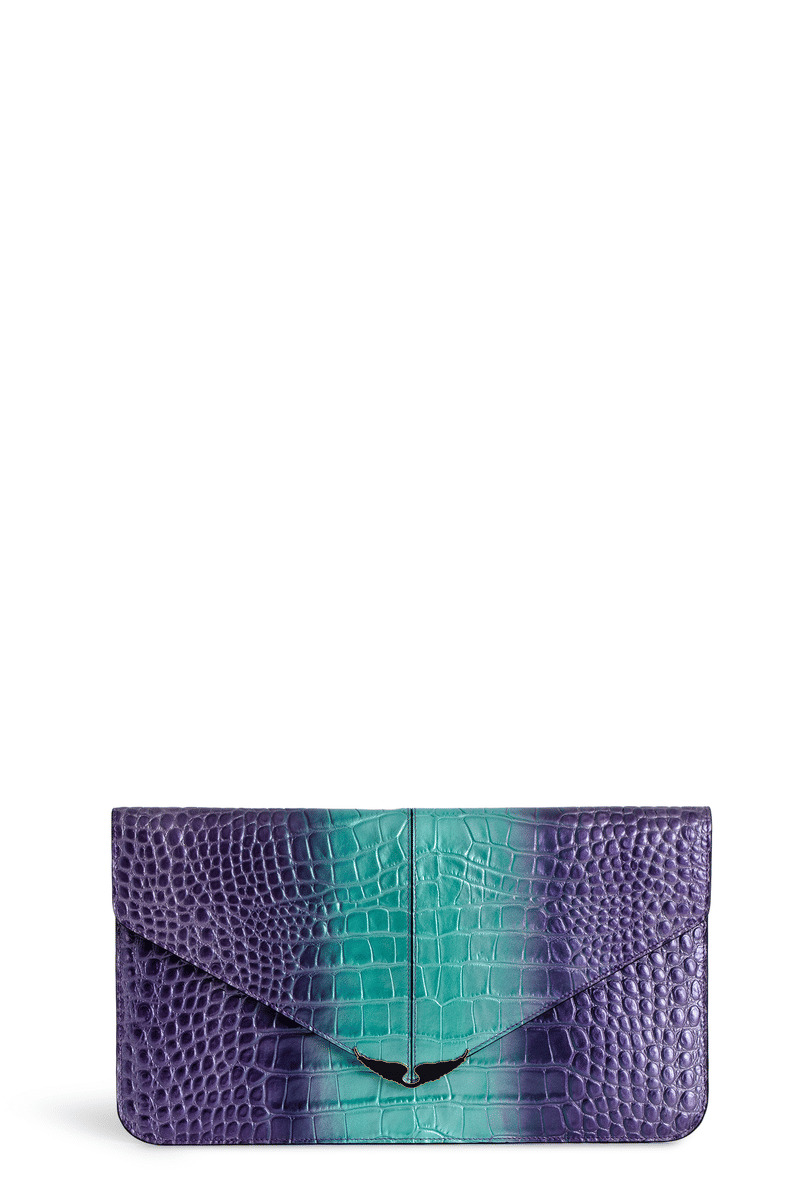 BORDERLINE POUCH METAL EMBOSSE