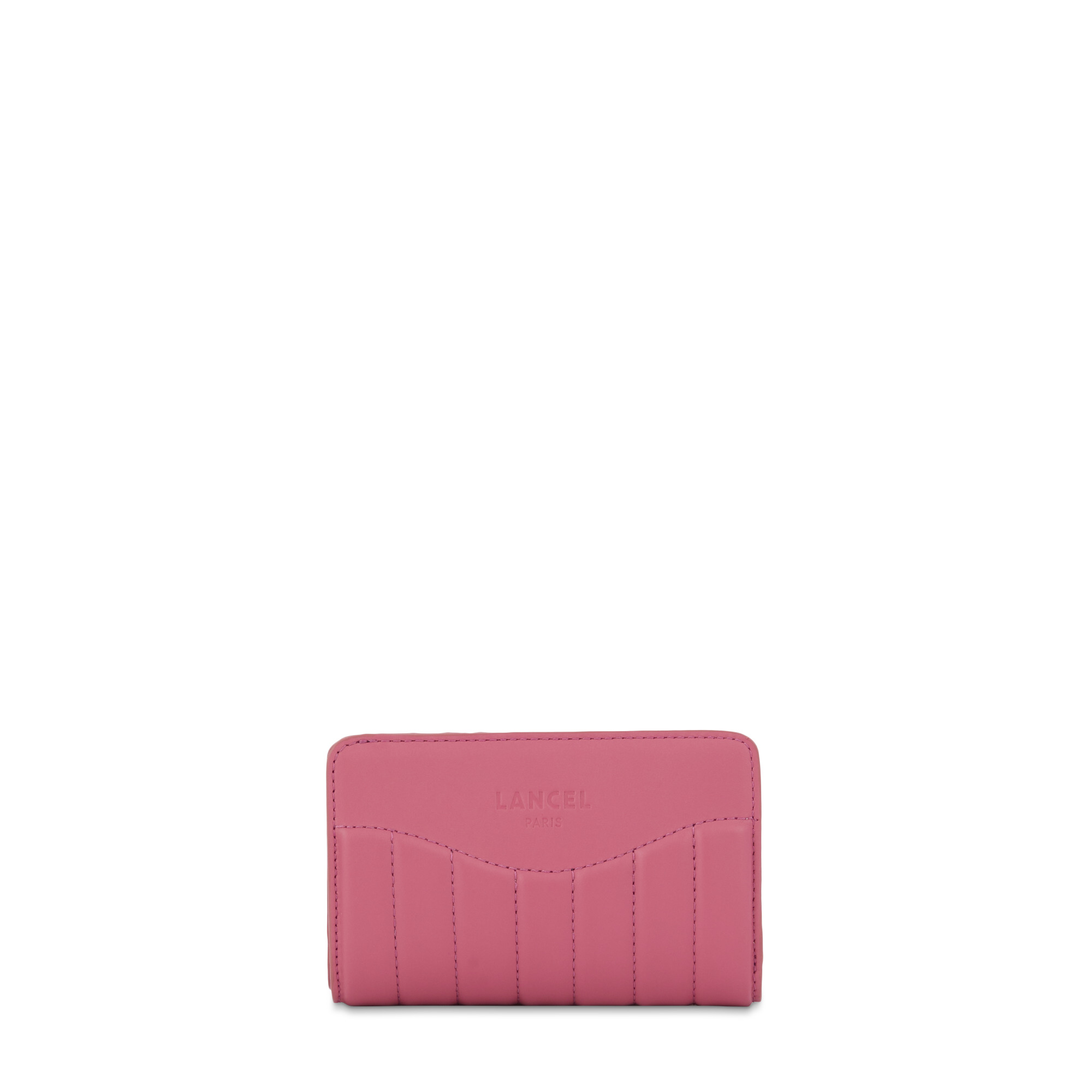 Rodeo De Lancel - Portefeuille Rectangulaire Compact Zippe - Cerise