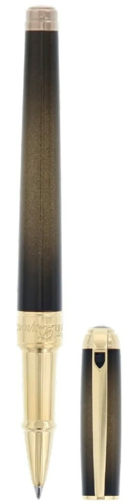 Gamme Orfèvre - Stylo roller Atelier Sunburst Bronze - Or jaune