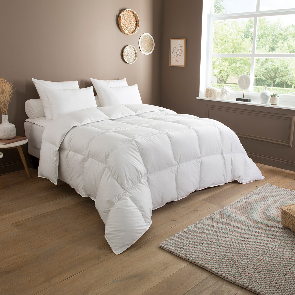 Couette naturelle TEMPEREE 90% duvet de Canard Neuf