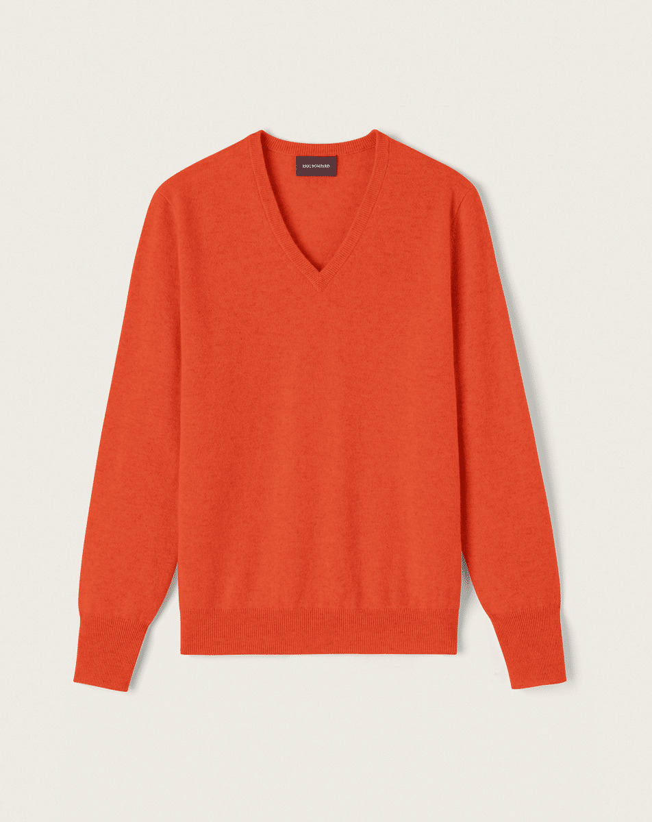 Pull col V classique - Homme - KUMQUAT