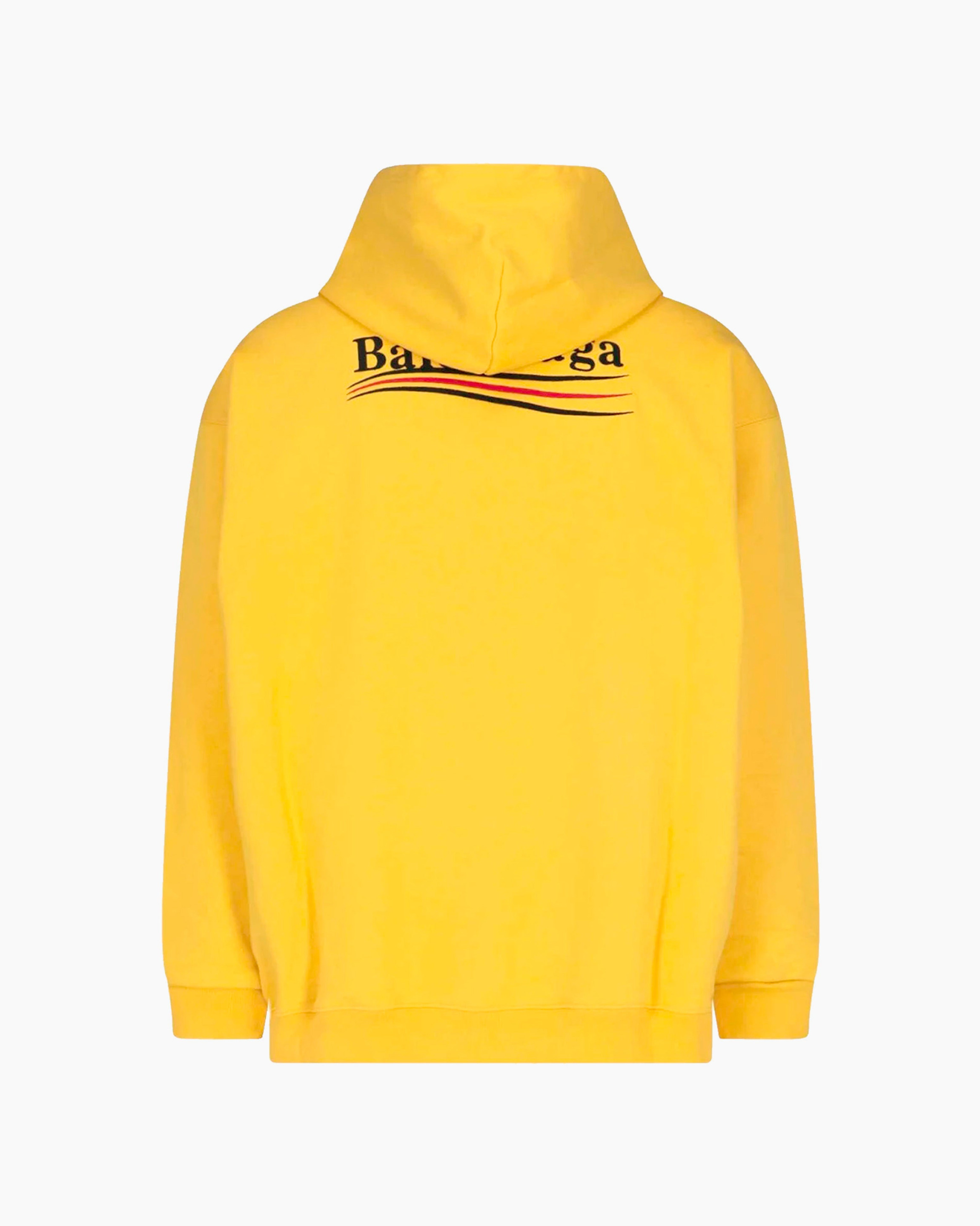 Balenciaga Hoodie - Political Campaign Medium Fit - Yellow