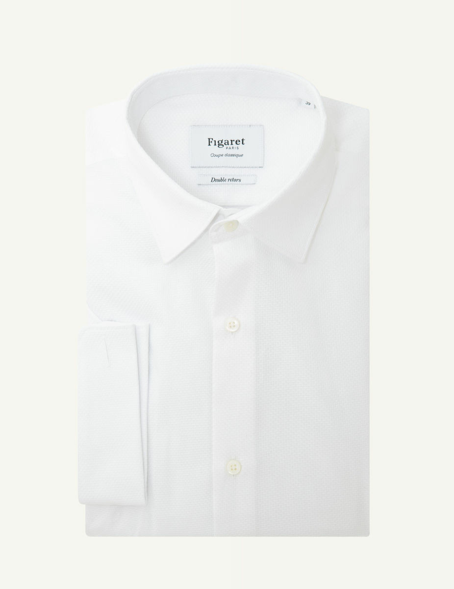 Chemise Classique en popeline blanche