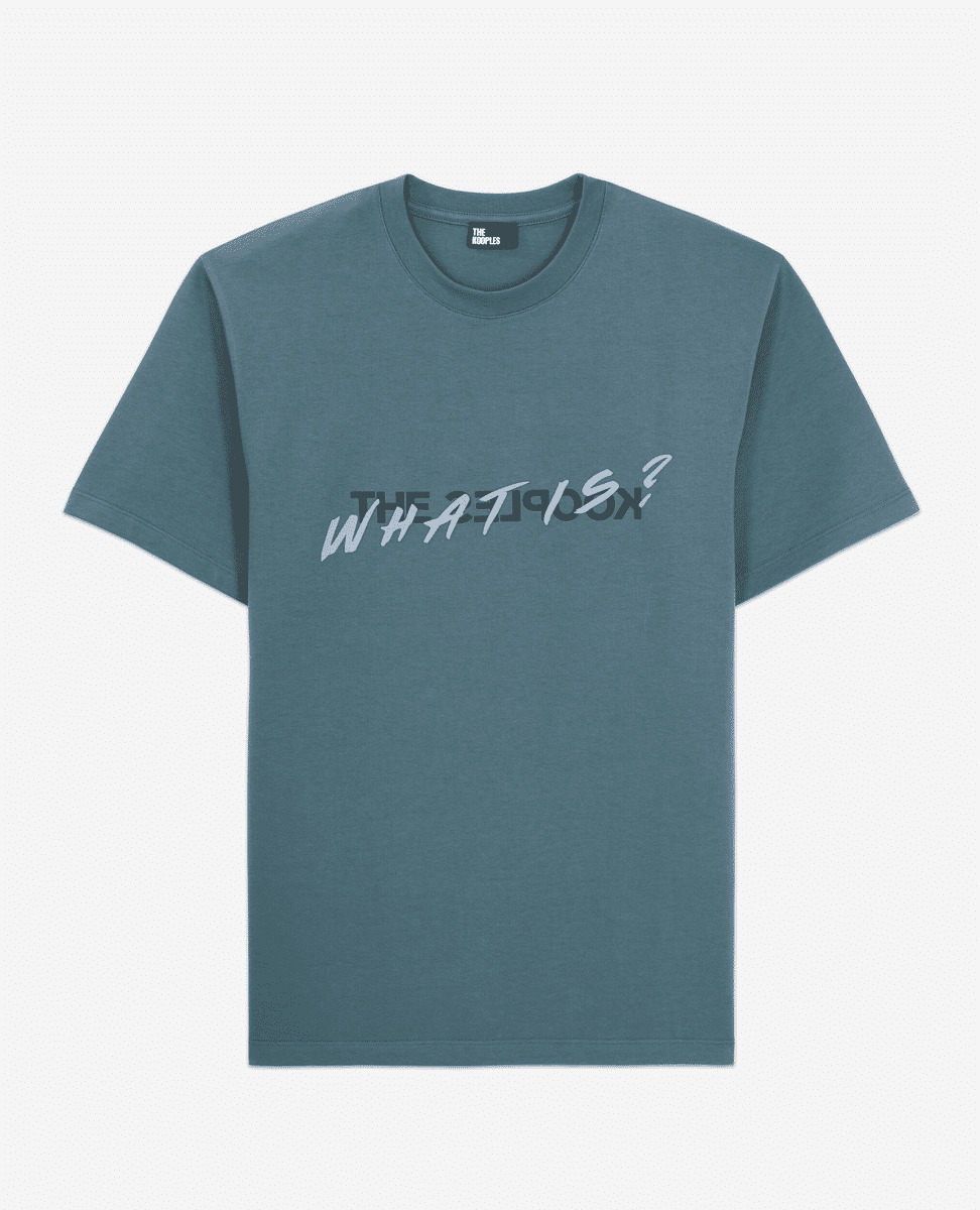 T-Shirt What Is Bleu Profond Homme