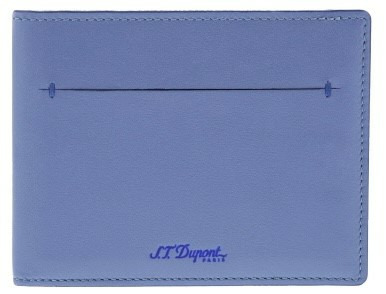 Porte-billets Line D Slim Bleu Marine