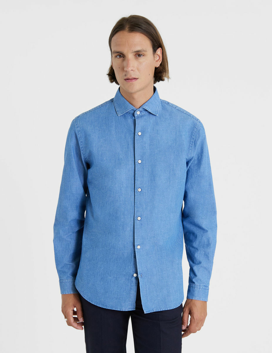 Chemise Aristote bleue