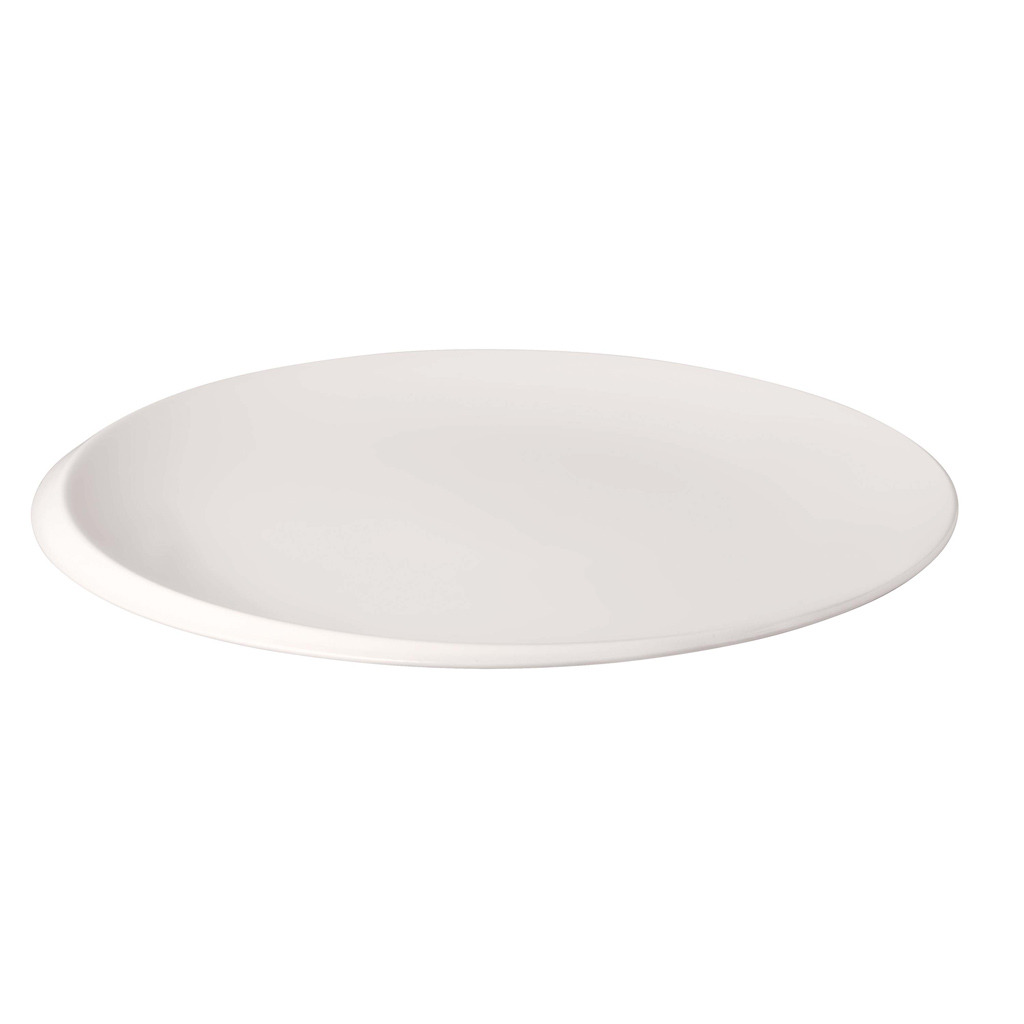 NewMoon - Grande assiette blanche, en porcelaine haut de gamme