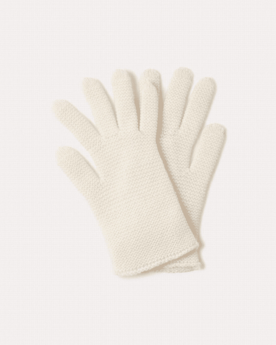 Gants PARIS Gants cachemire unis point mousse