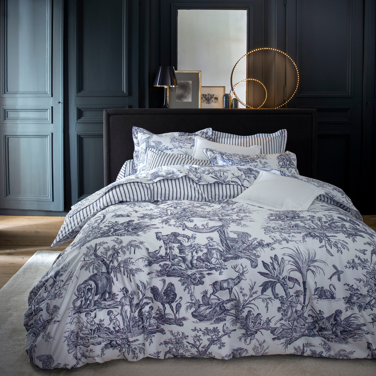 HOUSSE DE COUETTE | 4 Continents - Blanc/Bleu