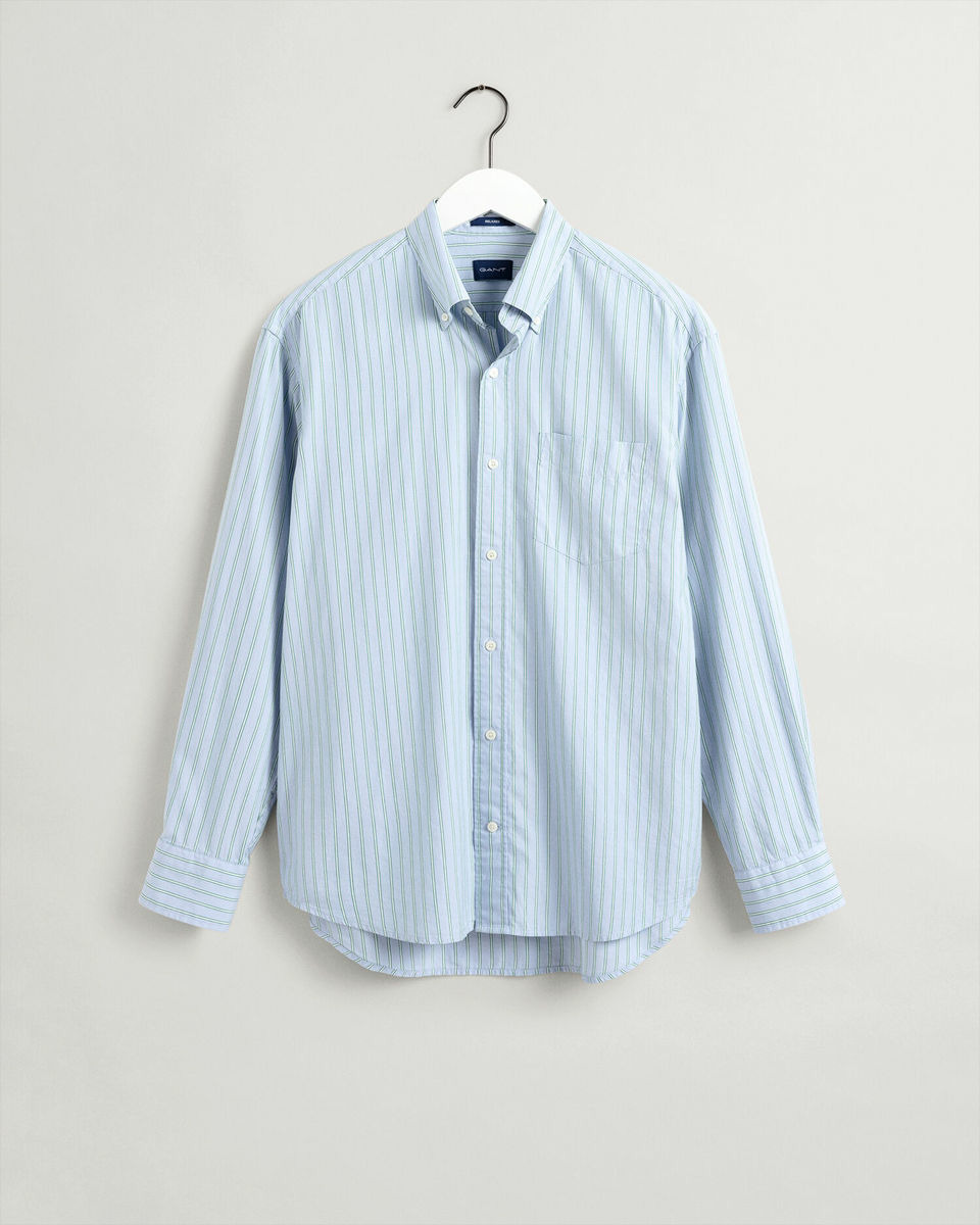 Chemise Oxford à rayures coupe décontractée