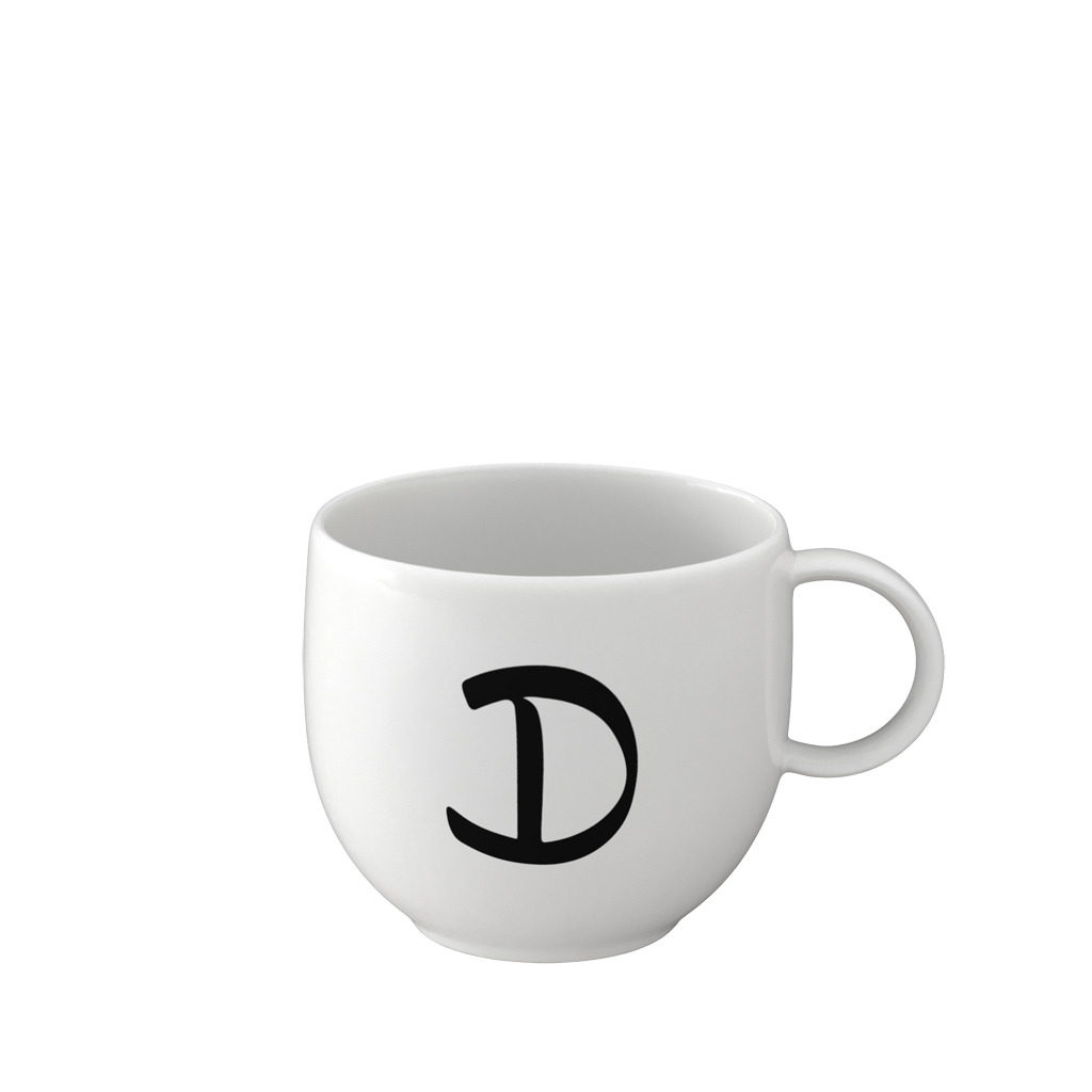 Mug Letters D 13x10x8cm