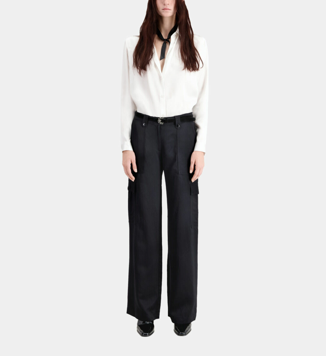 Pantalon Details Poches Femme