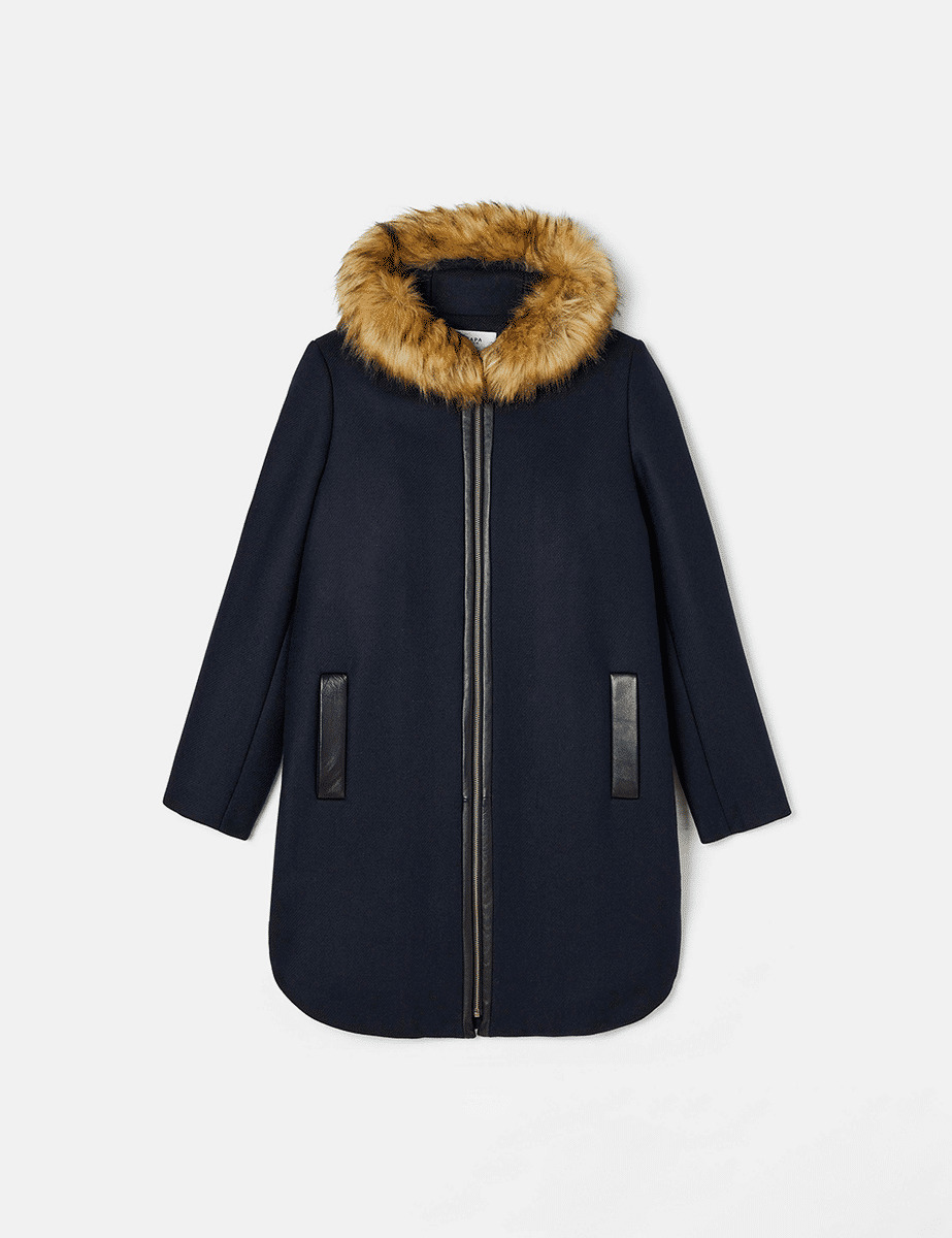 Manteau Matay-Manteau marine