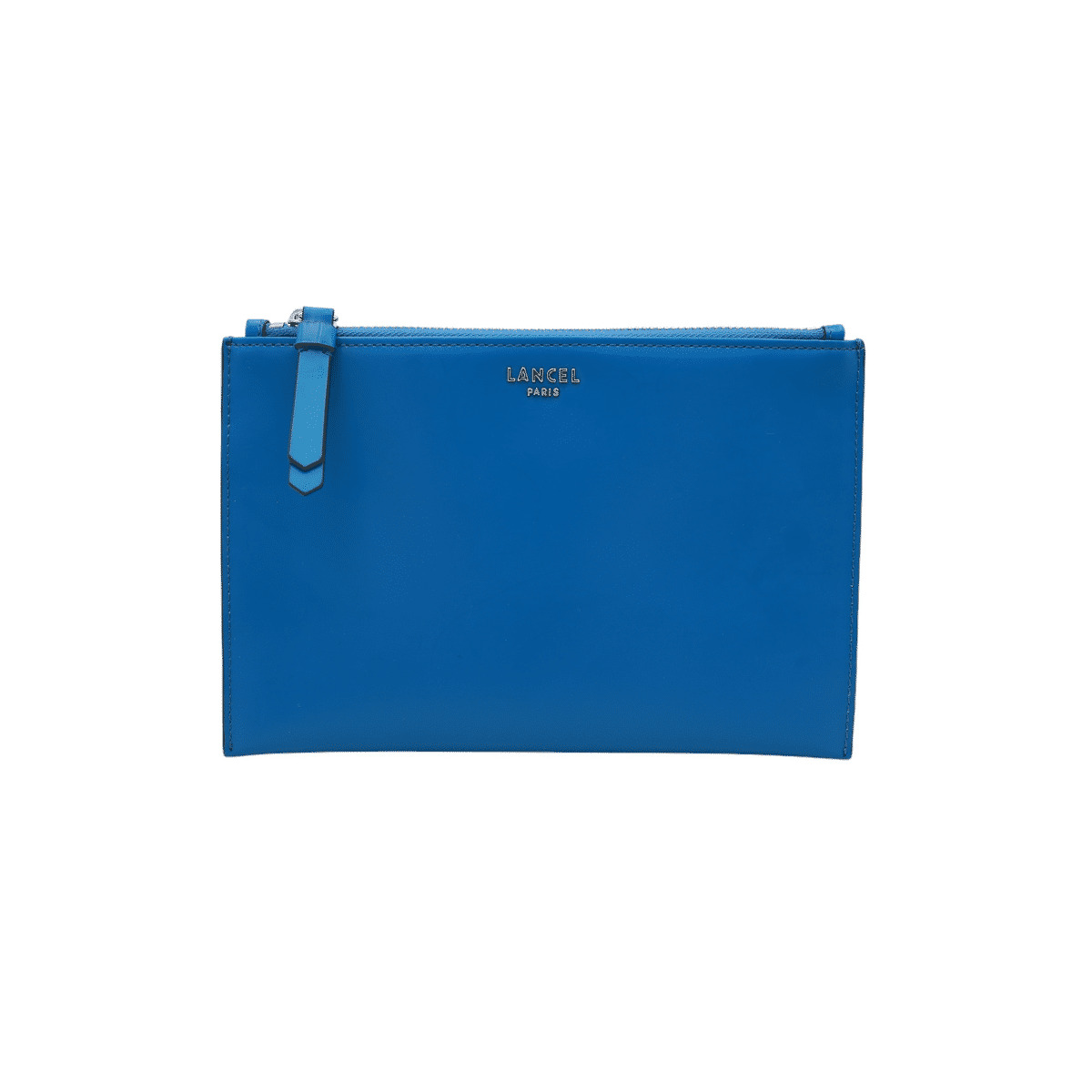 Lettrines de Lancel - Pochette Zippee - Bleu Royal