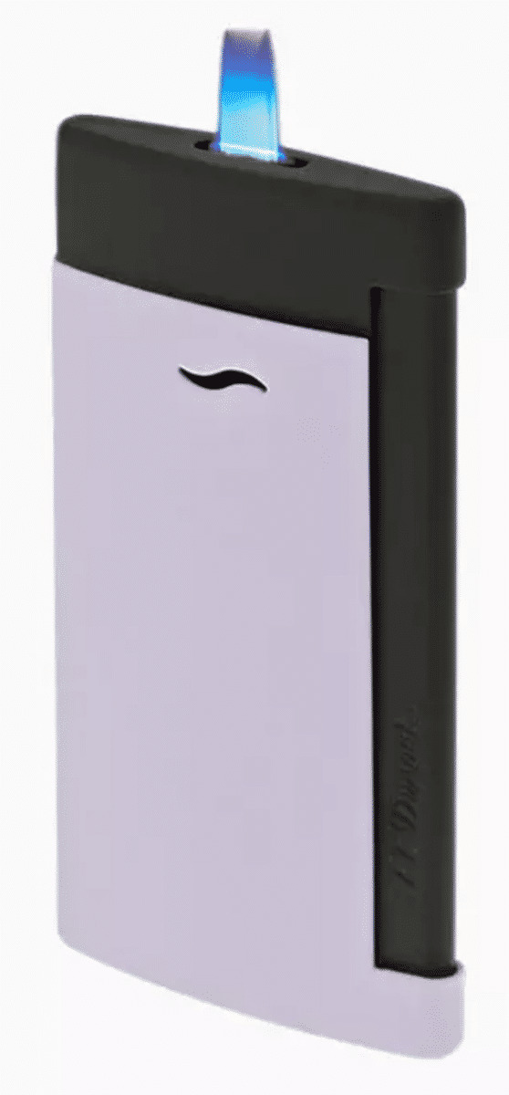 Briquet Slim 7 Finition noire mate / lilas