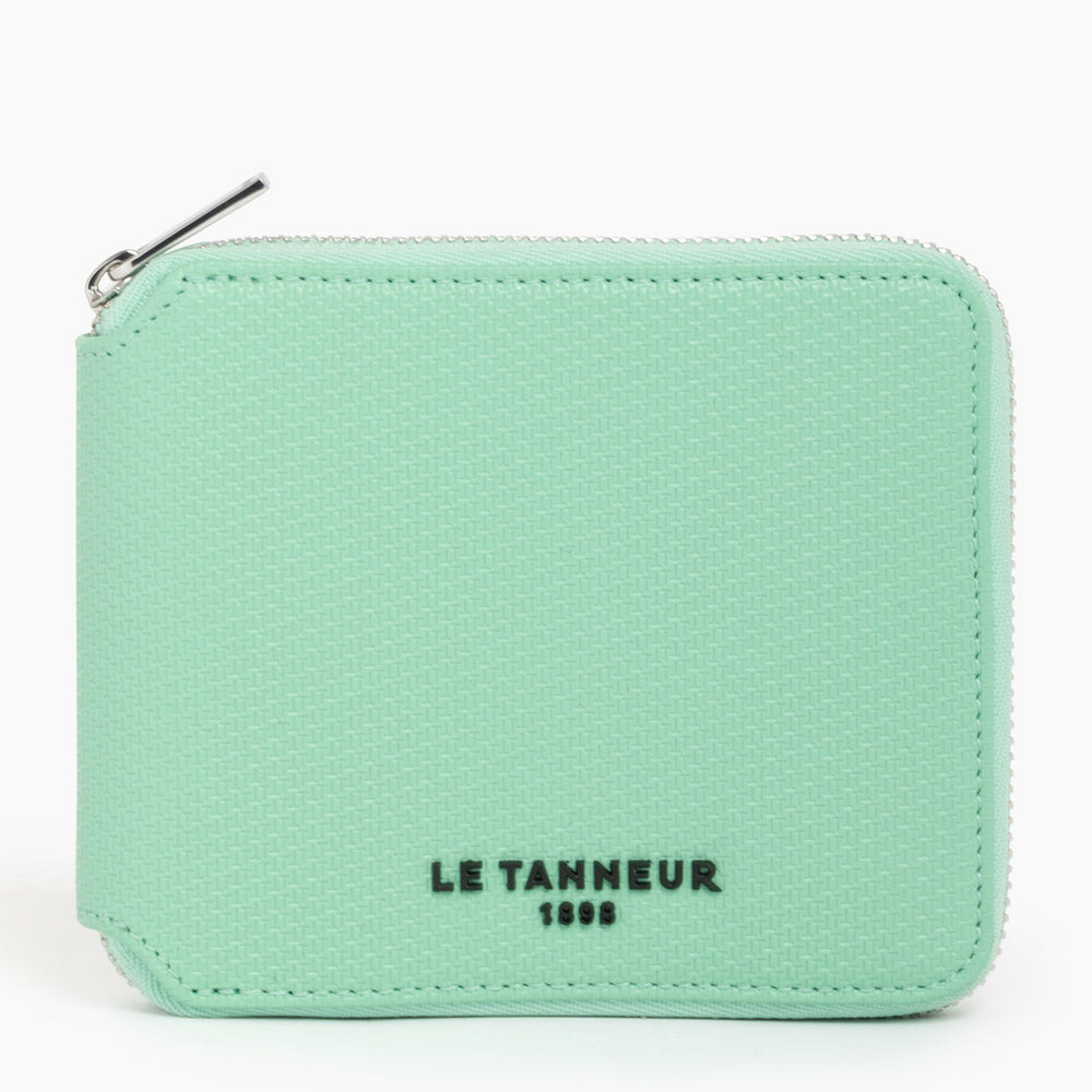 Porte monnaie zip en L Emile en cuir monogramme